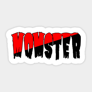 Momster, Mom Halloween Monster, Halloween, Halloween Fire, Funny Family Halloween, Spooky Mommy Sticker